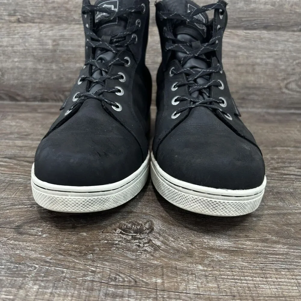 Harley-Davidson Midland Boots Men's 13 Black Leather Waterproof Biker High Top